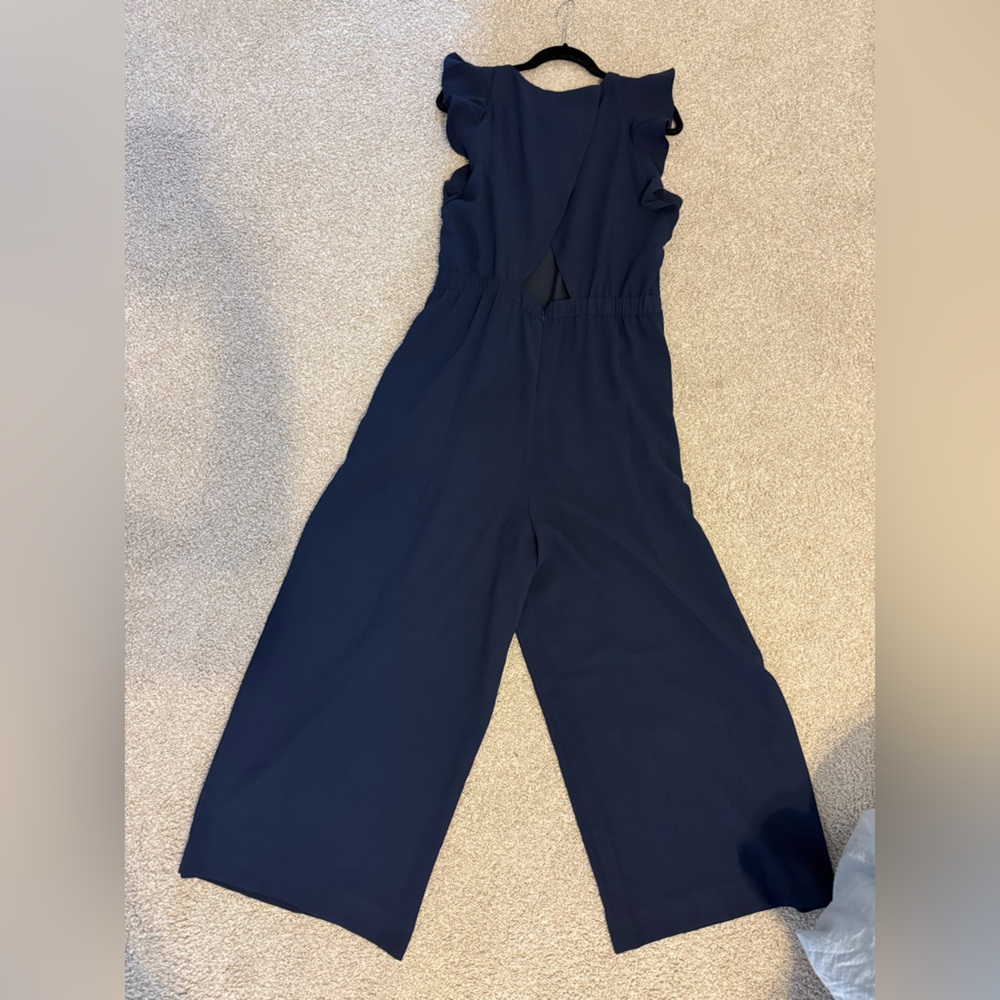 JCREW Navy Sleeveless Jumpsuit - Picture 2 of 4